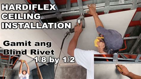 TUTORIAL HARDIFLEX CEILING INSTALLATION .